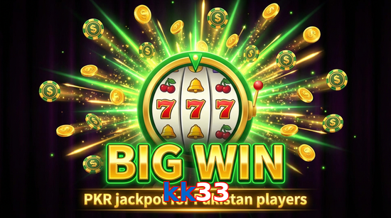 Big win animation on Kk33 slot game