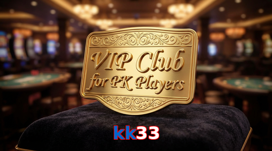 Main screen of Kk33 vip page for PK players